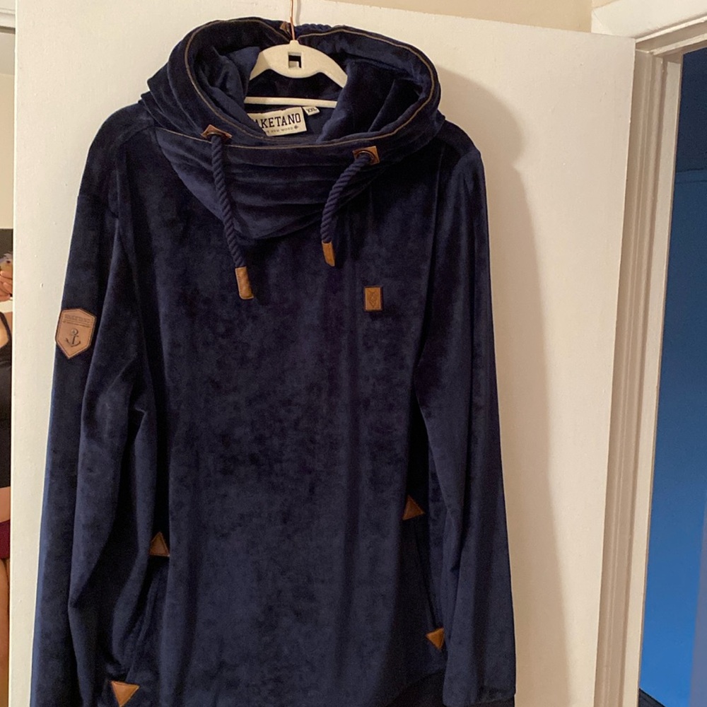 Naketano unisex velvet hoodie XXL